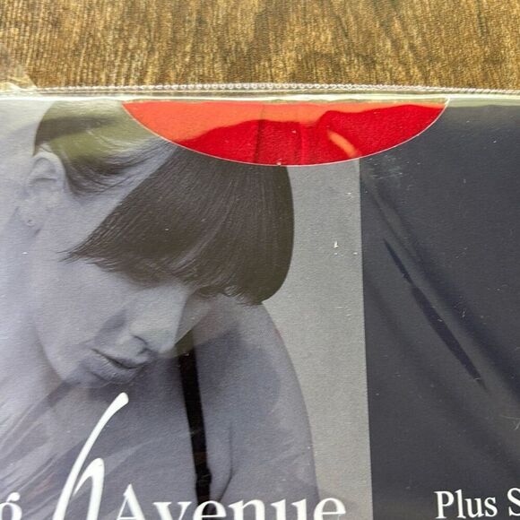 Set of 2 Leg Avenue *New*Thigh Hi Lace Top plus size 1x-3x 1011Q red/nude nylon - Picture 4 of 6